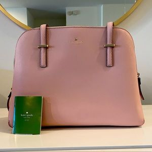 Kate Spade New York large pink top handle tote (never used!)